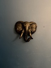 Unique Black Elephant Head
