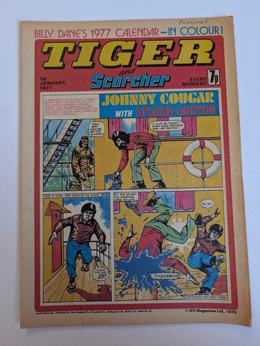 Tiger and scorcher comic - comic, 1st