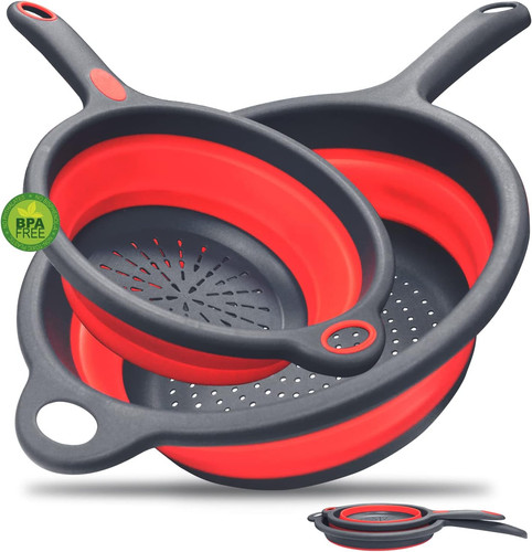 Silicone pasta colander - colander,