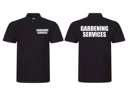 Gardening services polo shirt - gardening,