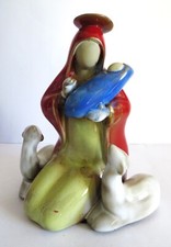 Vintage ceramic nativity - vintage,
