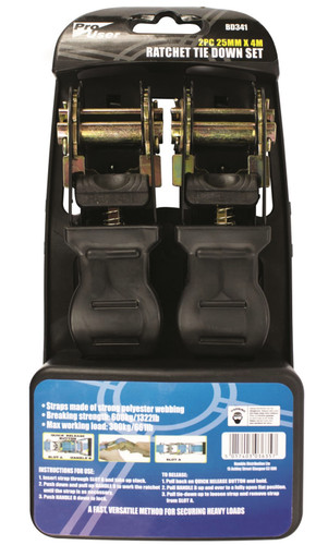 Ratchet tie down straps 25mm - ratchet,