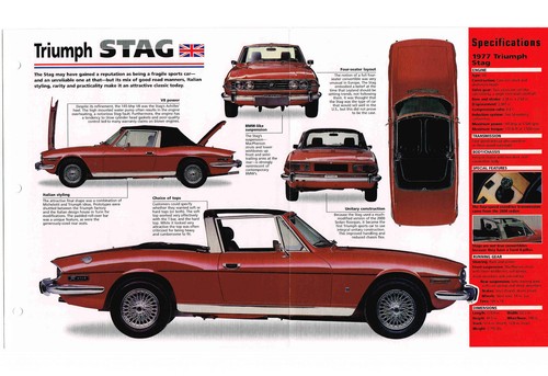 Triumph stag imp brochure - triumph,