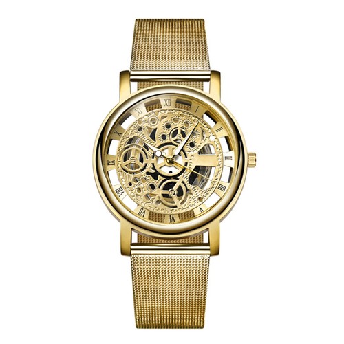 Men steel mesh watches metal - men,