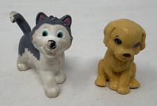 Puppy Dogs Action Figures Toys Husky Blonde Pup (L13) Bundle X 2 Cute Pups Pets