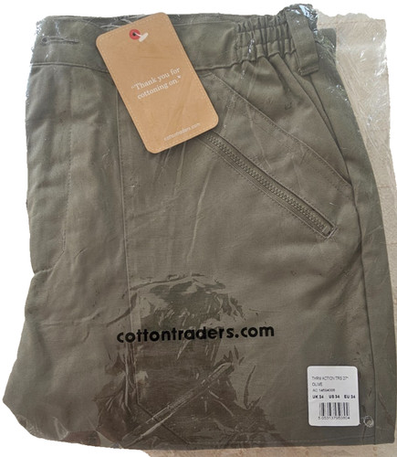Trousers olive uk34 27 - trousers,, uk34,