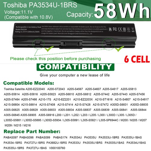 Replace pa3534u 1brs - pa3534u-1brs, battery