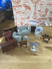 Dollhouse Furniture Job Lot 1/12 Scale Mixed. B2 