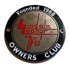 Badge auto car Lincoln Zephyr