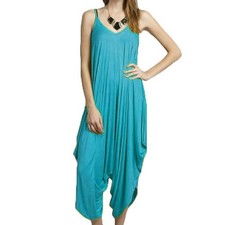 New Ladies Women Strappy Harem LagenLook Jumpsuit Romper Hareem Playsuit Alibaba