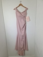 Jarlo Dusky Pink Bardot Maxi