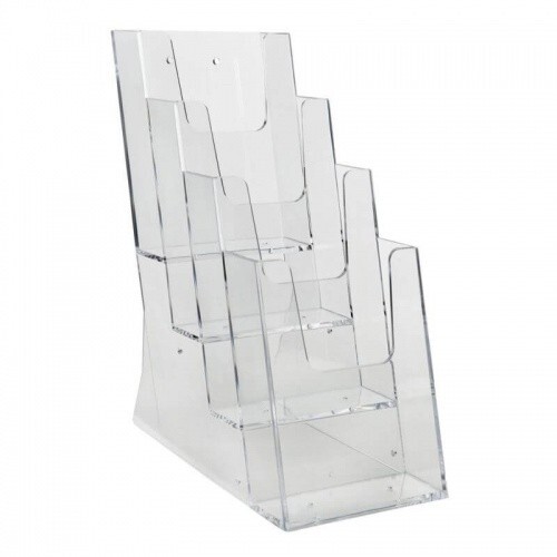 Acrylic four tiered leaflet - four,