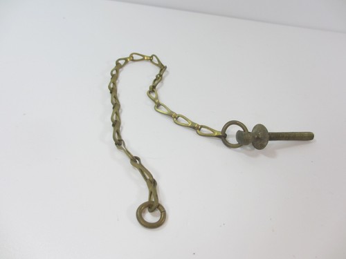 Victorian brass plug - brass,