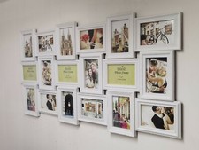 X Large White 18 Photos Multi Picture Wall Frame Memories Collage Aperture