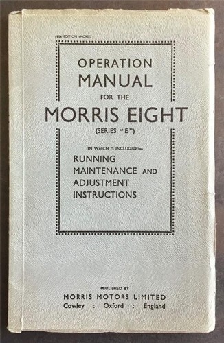 Morris eight series - e, car