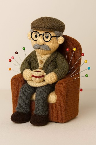 Pin cushion grandad - grandad, armchair