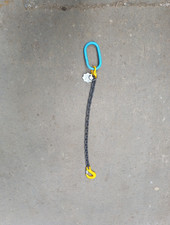 Grade 80 Lifting Chain Sling 8mm Single Leg 1m Sling Hook *Ex Hire*