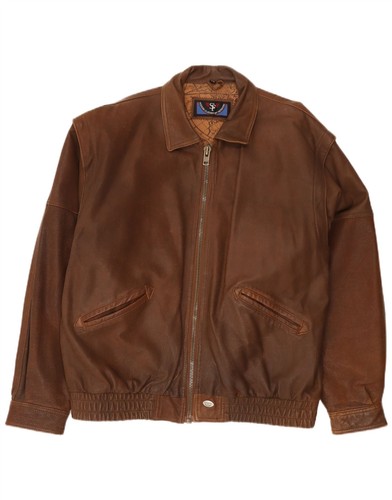 Herrford mens bomber leather - mens,