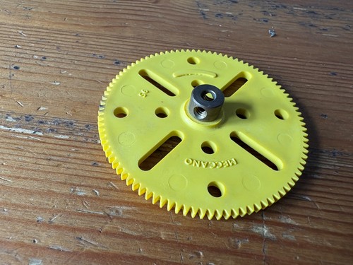 Meccano large plastic gear