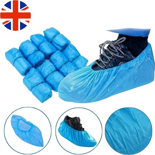 Waterproof blue shoe covers - blue,