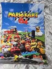 Mario Kart 64 Poster Nintendo 70 x 50 N64
