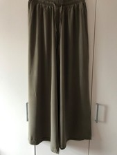 Women's khakhi wide leg