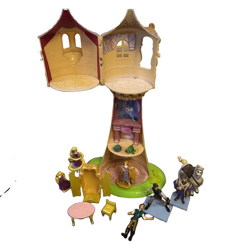 Rapunzel tower mattel - rapunzel, playset