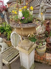 Pair Of Tall Haddonstone Urns
