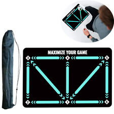 Football Skills Training Mat Non Slip Kids Adults Dribble Training Carpet Sports