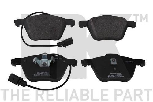 Brake pad set disc - brake, for