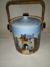 New Hall Pottery Biscuit Barrel