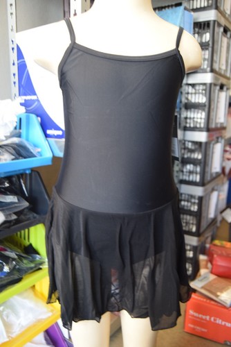 Black plume camisole skirted - camisole,