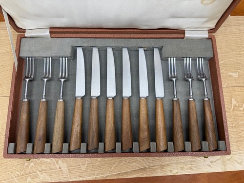 Stainless steel cutlery set - steel,