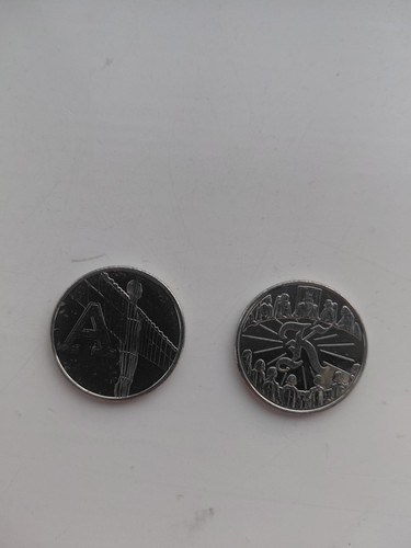 2018 10p alphabet coins - ,