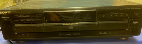 Sony compact disc player - , cdp