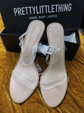 PLT Stiletto Perspex Heels 