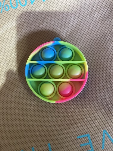 Rainbow pop fidget toy - rainbow, /