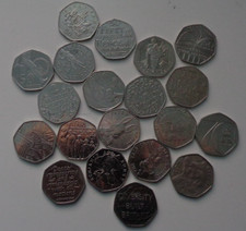 Various 50p coins