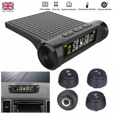 Wireless TPMS LCD Car Tire Pressure Monitoring System Battery Powered