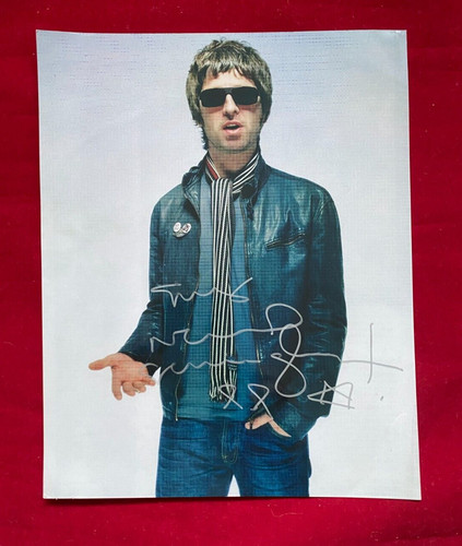 Hand signed photograph noel - signed,