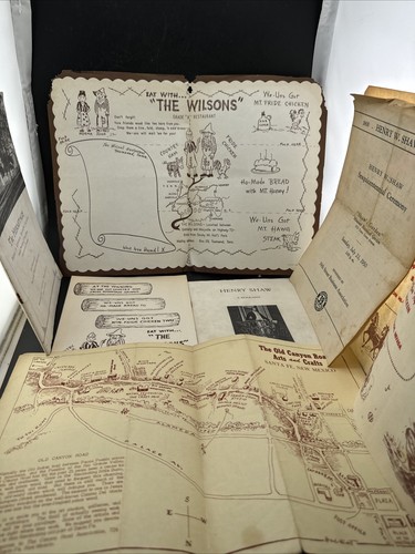 Vintage travel brochures and - vintage,