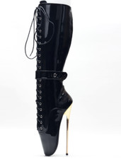 Stiletto ballet boots knee