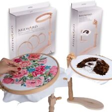 Embroidery Seat Frame Milward Versatile Wooden Sewing Accessory Hoop Holder