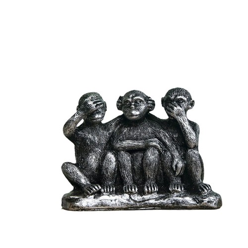 Wise monkeys statues - wise, hear