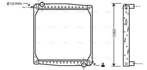 Ava coolant radiator sc2010 - ava,