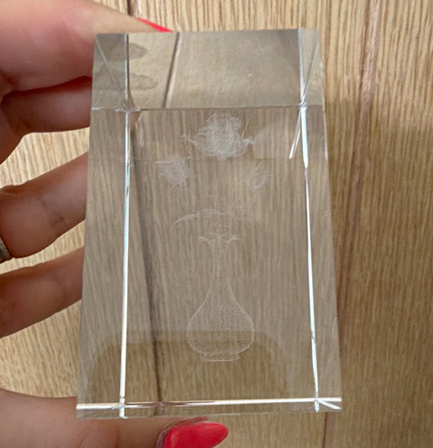 Clear rectangular glass - clear,