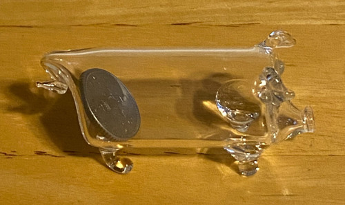 Vintage hand blown glass - hand-blown,