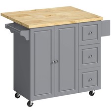 HOMCOM Kitchen Island on