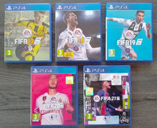 FIFA Games Bundle: 17, 18, 19, 20, 21.  Playstation 4 / PS4.  Good Condition.