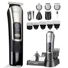 5in1 Multi Electric Hair Clipper Cordless Beard Trimmer Men Grooming Shaver Kits